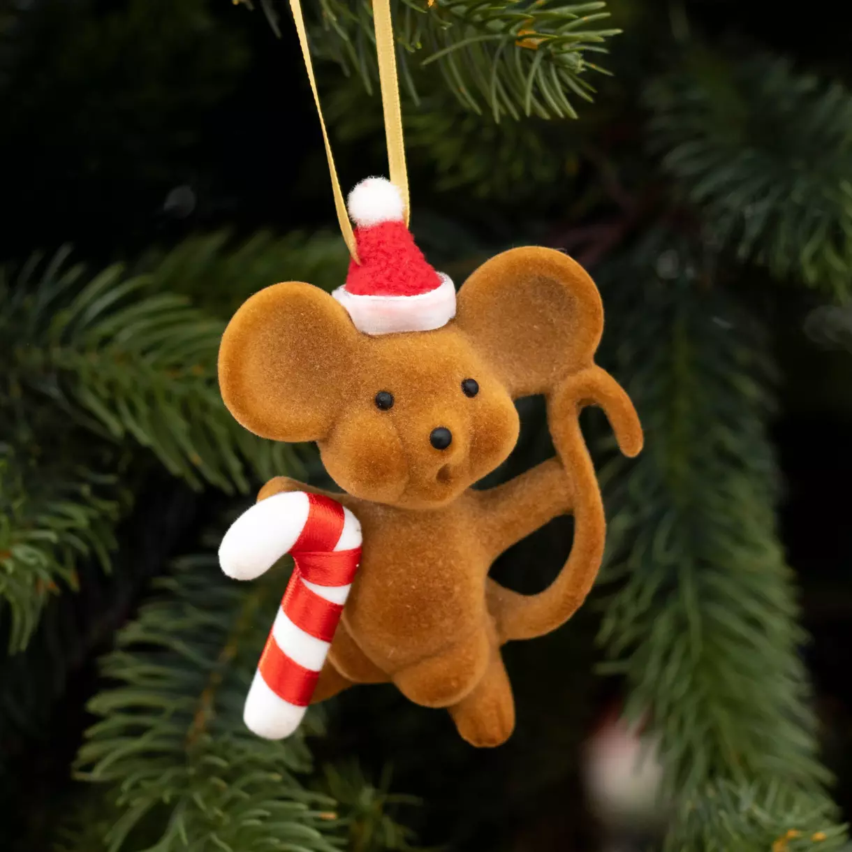 Ratón de Navidad Patzy Marrón 1