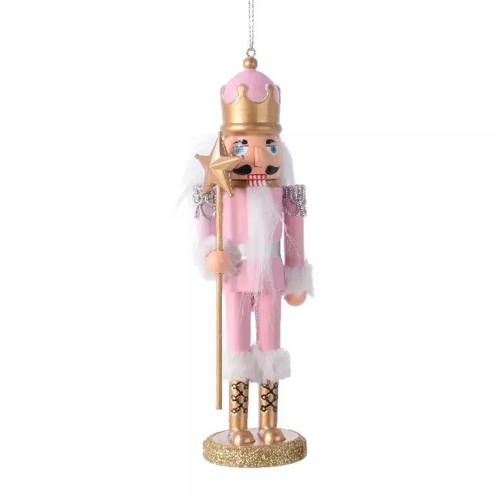 Soldado Cascanueces para colgar Carlo Rosa claro 1