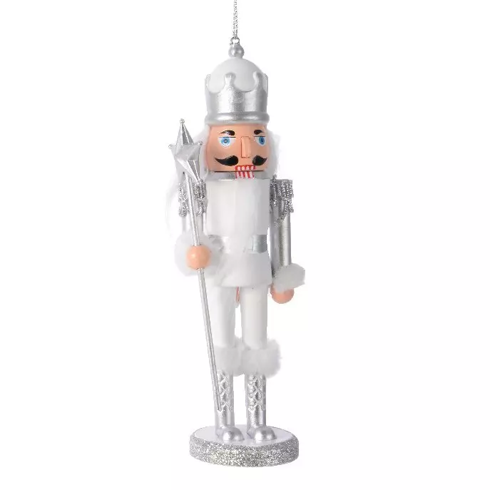 Soldado Cascanueces para colgar Carlo Blanco 1