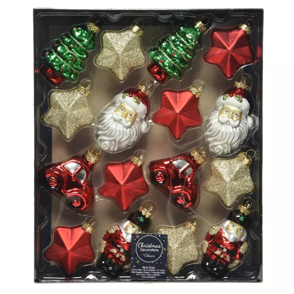 Kit de décoration de sapin de Noël Ingmar Multicolore 1