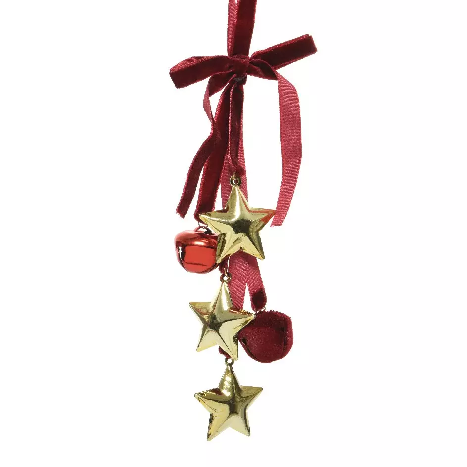 Adorno navideño para colgar Bila Rojo 1