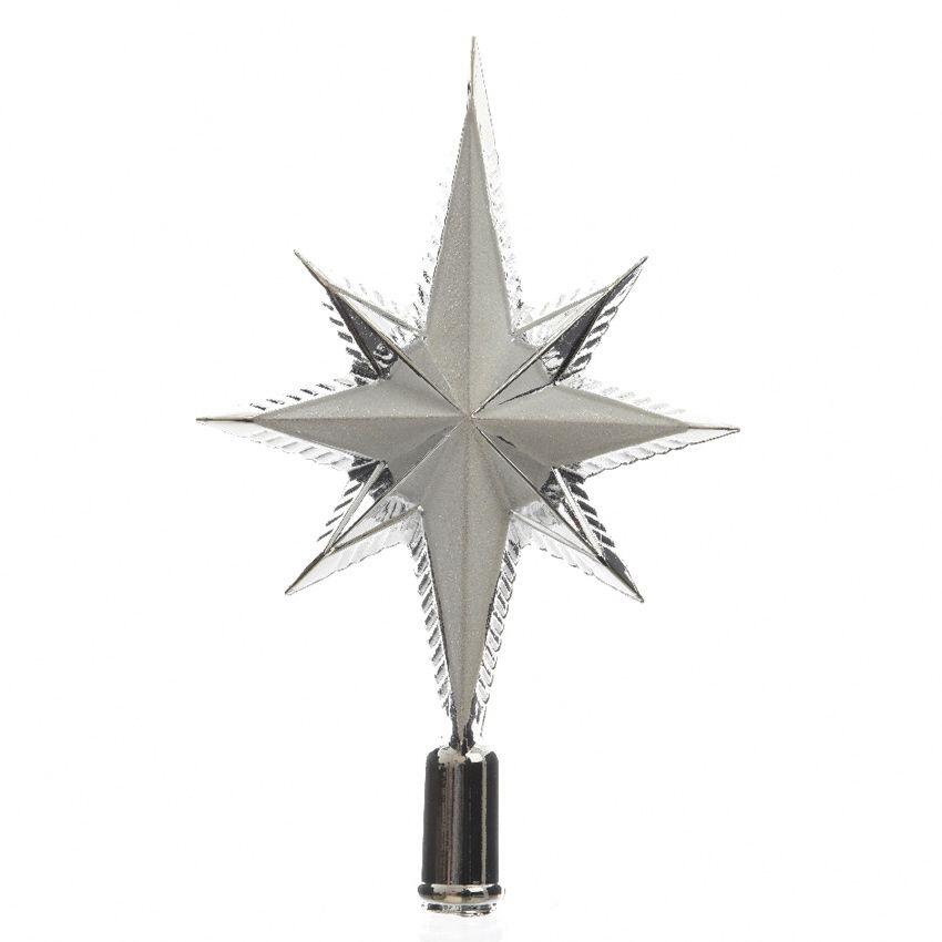 Baumspitze Stern Silber 1