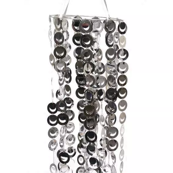 Adorno de fiesta para colgar Pantalla Plata 1