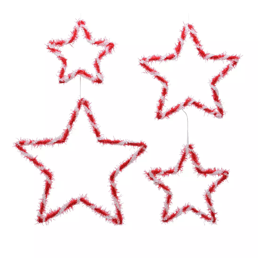 Kerstster Cursa om op te hangen Rood 1