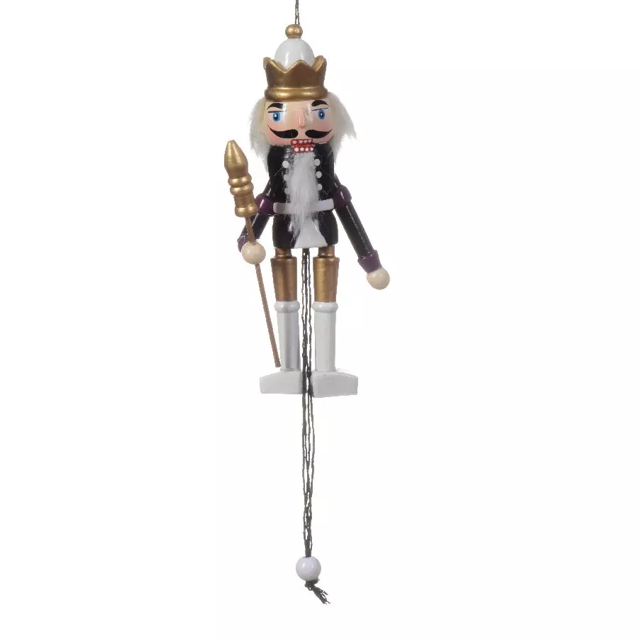 Soldado Cascanueces para colgar Lewis Oro 1