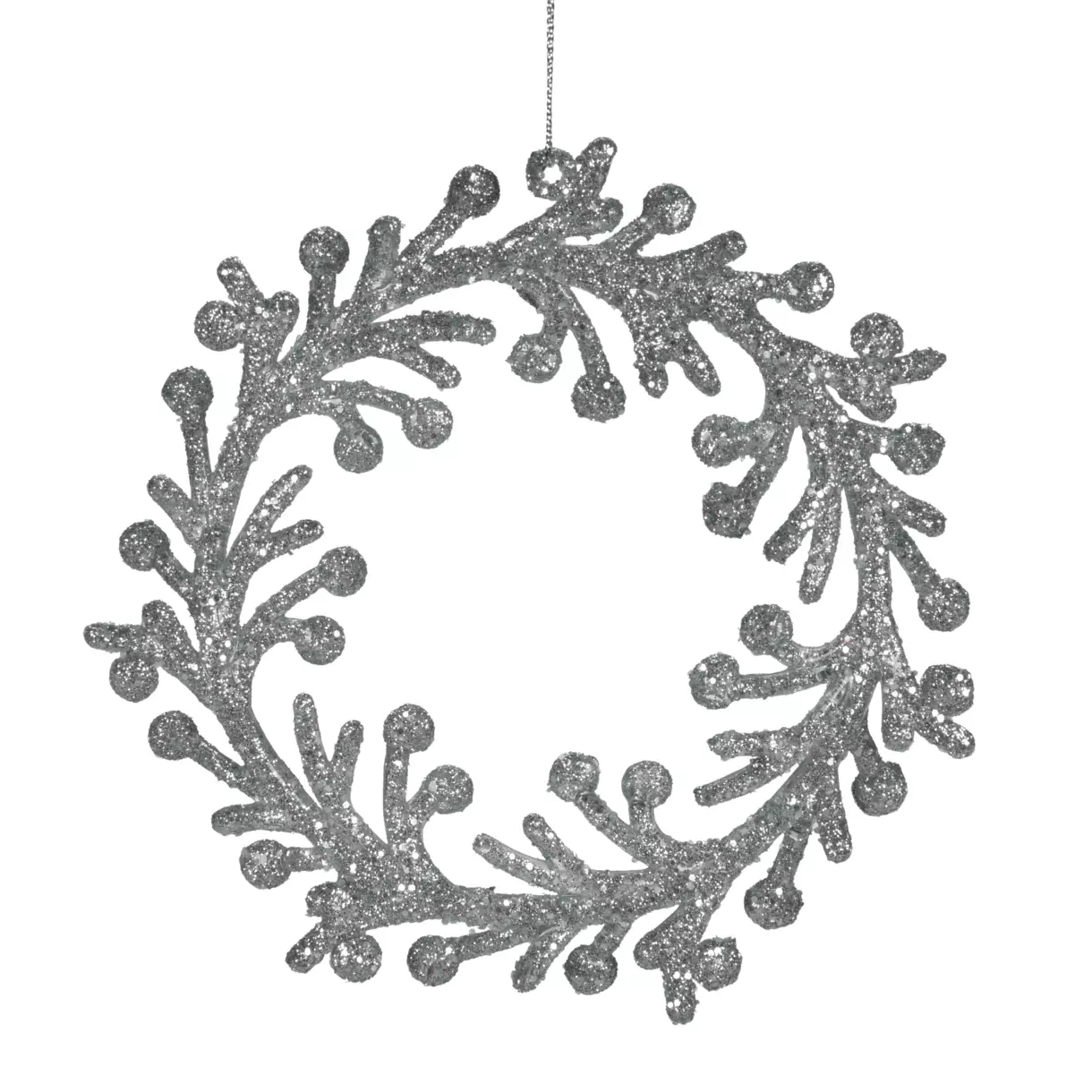 Couronne à suspendre Feuillage zilver 1