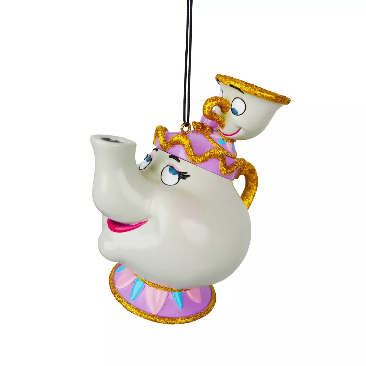 Feest hangdecoratie Disney Mrs. Potts en Chip Wit 1