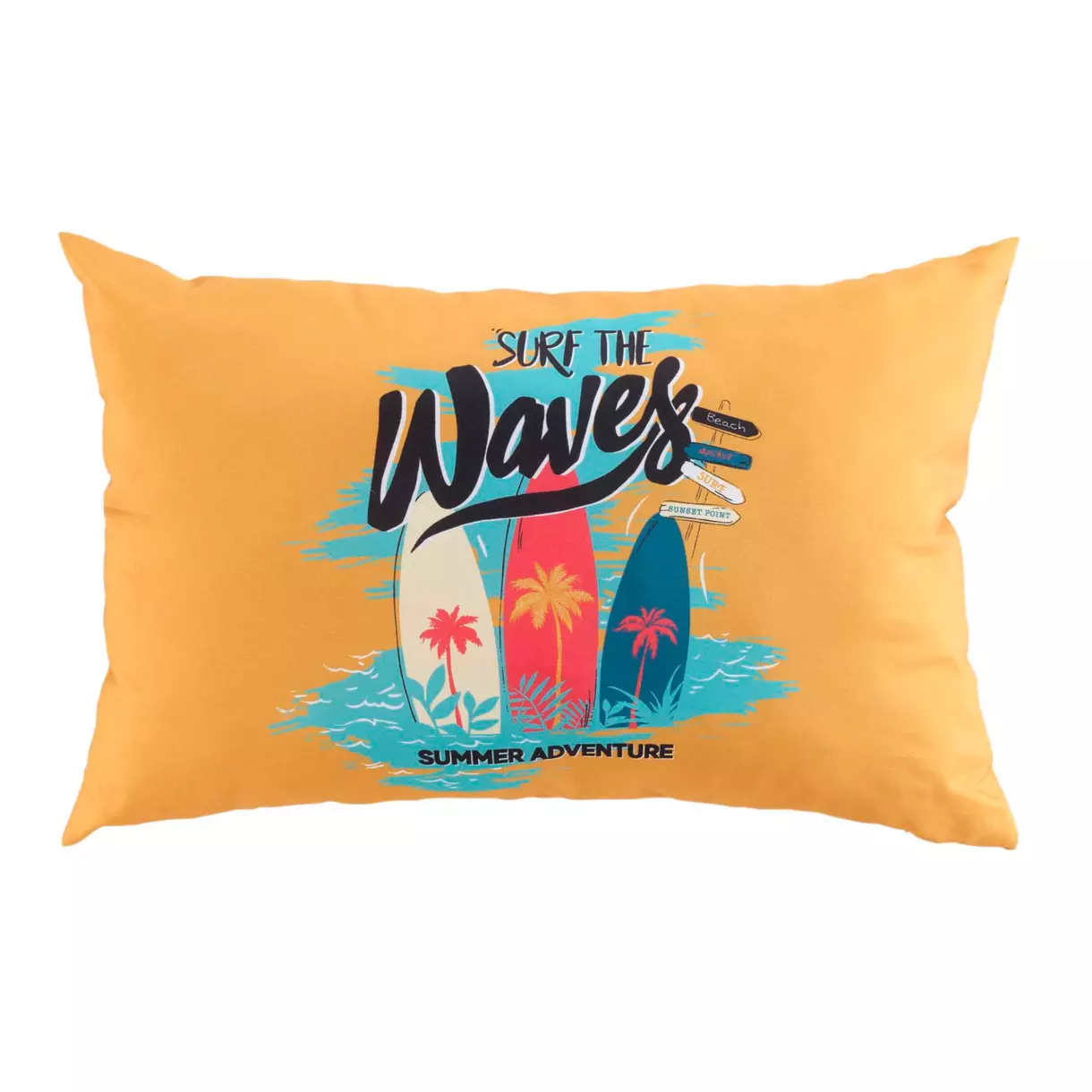 Cojín  rectangular (60 cm) Surfing Amarillo 1