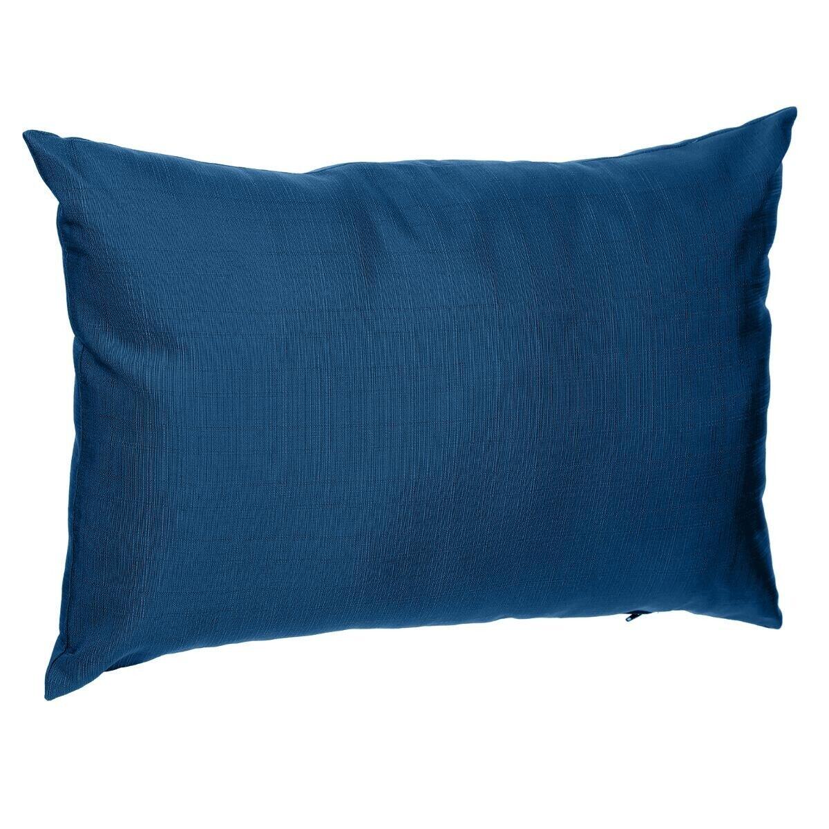 Coussin rectangulaire (50 cm) Korai Bleu indigo 1
