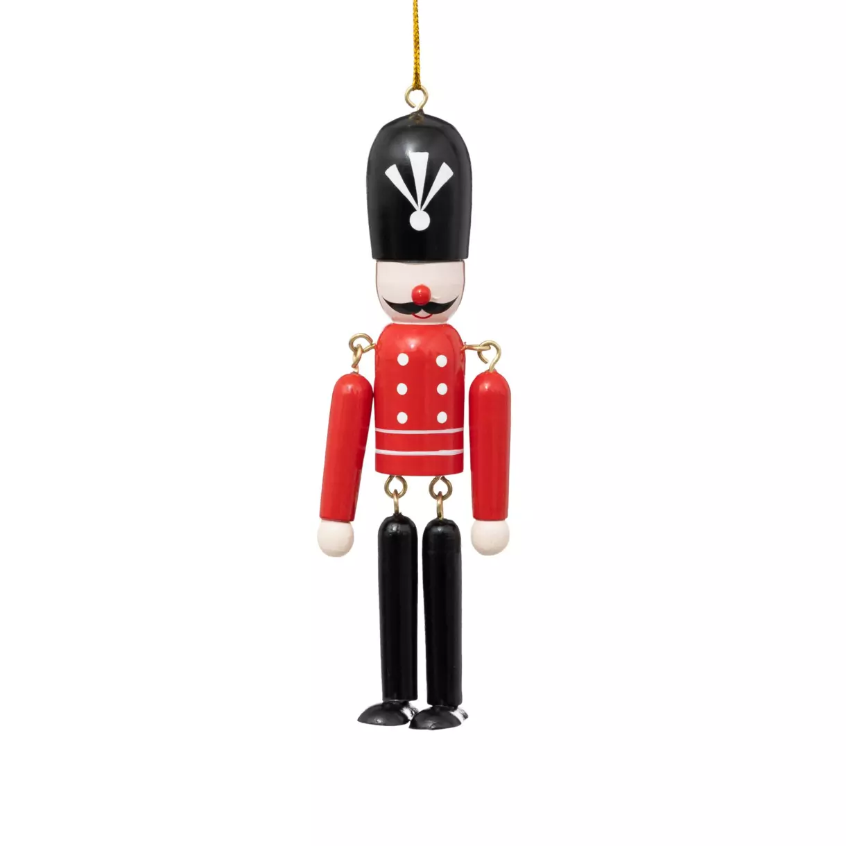 Soldado Cascanueces para colgar James Rojo 1