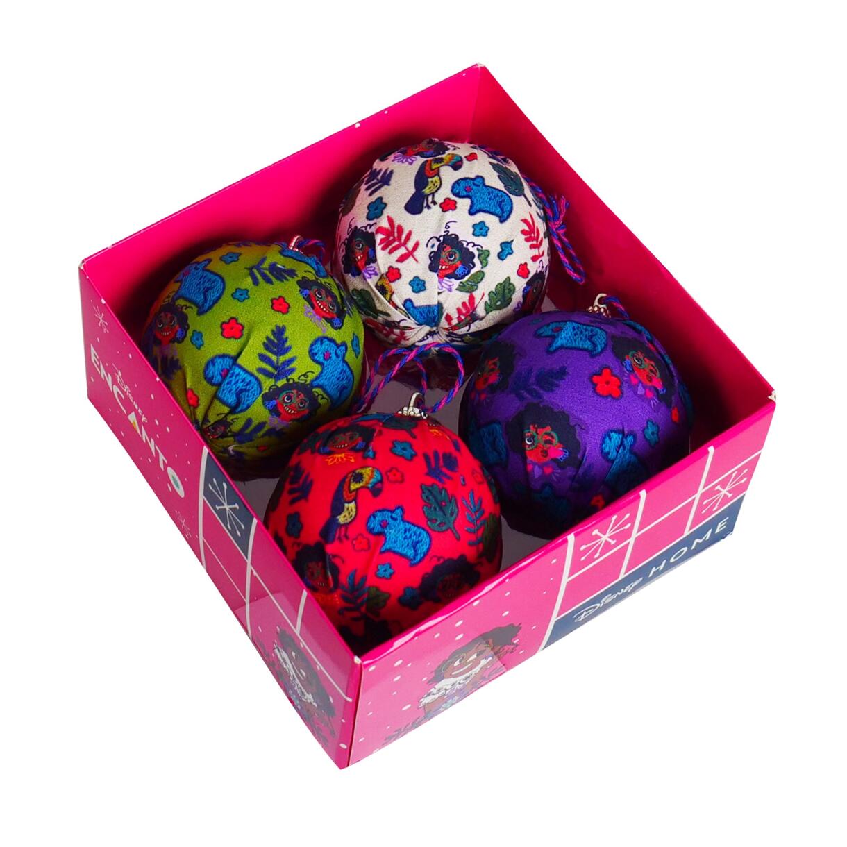 Cadeaudoos van 4 kerstballen (D75 mm) DIsney Encanto Meerkleurig 1