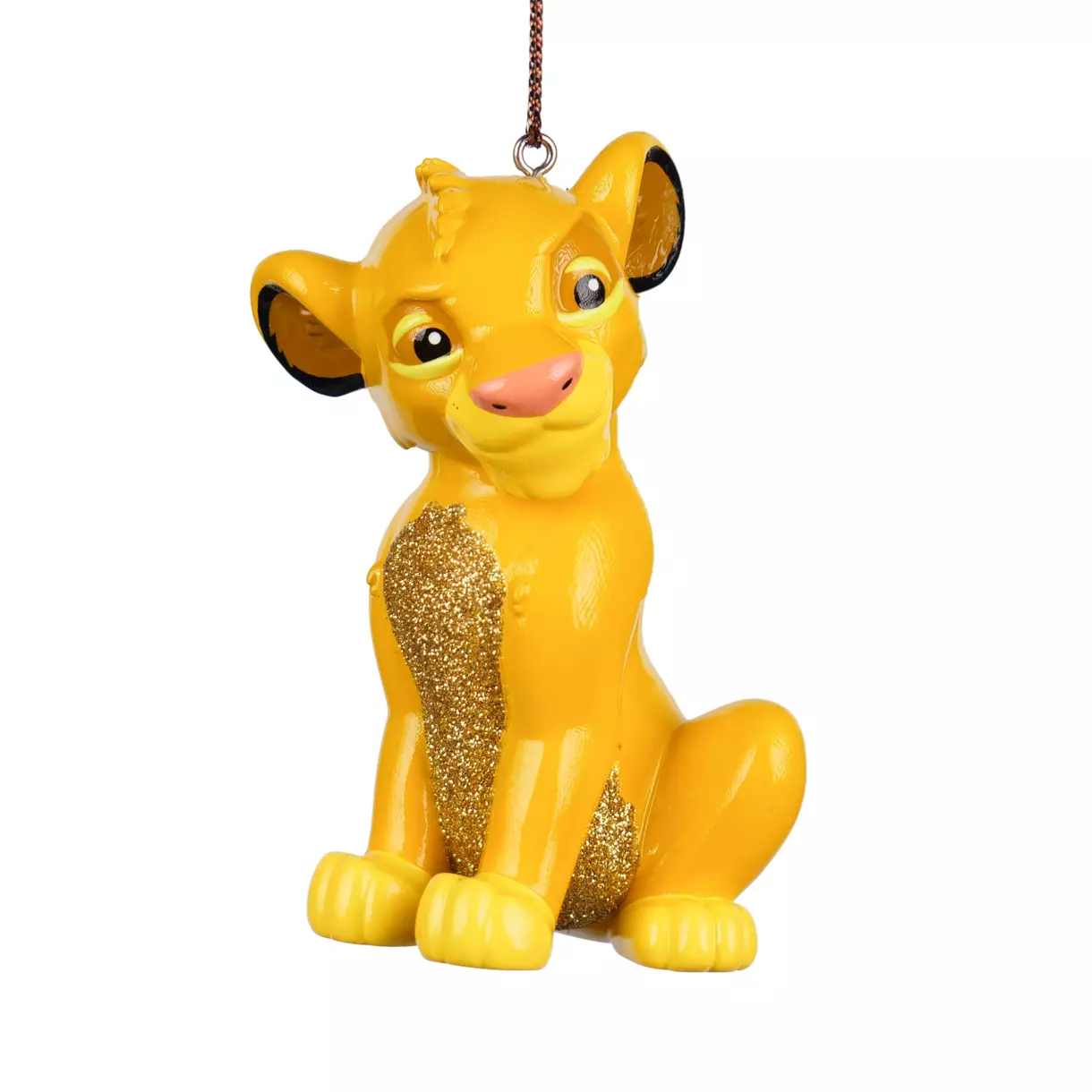 Adorno para colgar Disney Rey León de Navidad Amarillo 1