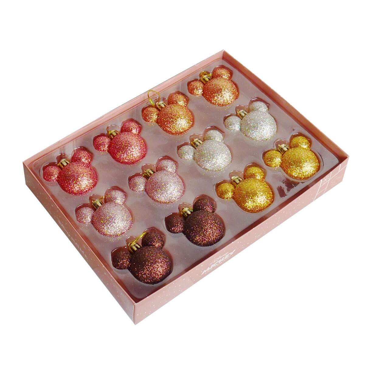 Set de 12 bolas de Navidad (D30 mm) mini Mickey Multicolor 1