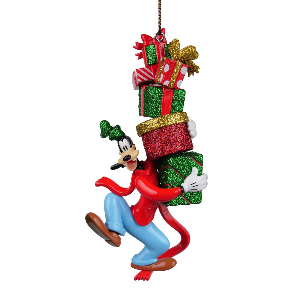 Suspension Disney Dingo et ses cadeaux de Noël à suspendre Multicolore 1