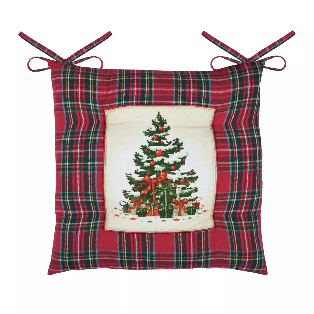 Coussin de noël chaise carrée Oswald Multicolore 1