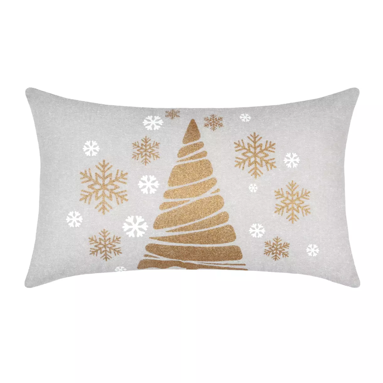 Coussin de noël rectangulaire (50 cm) Sibérie Or 1