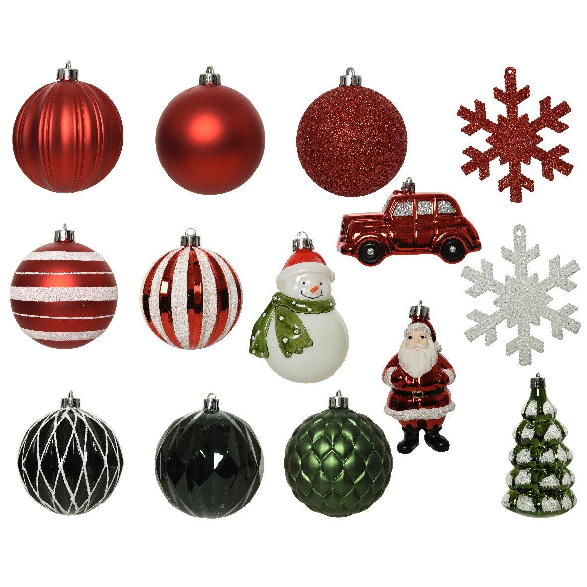 Kit de decoración para árbol de Navidad Tradición Verde 1