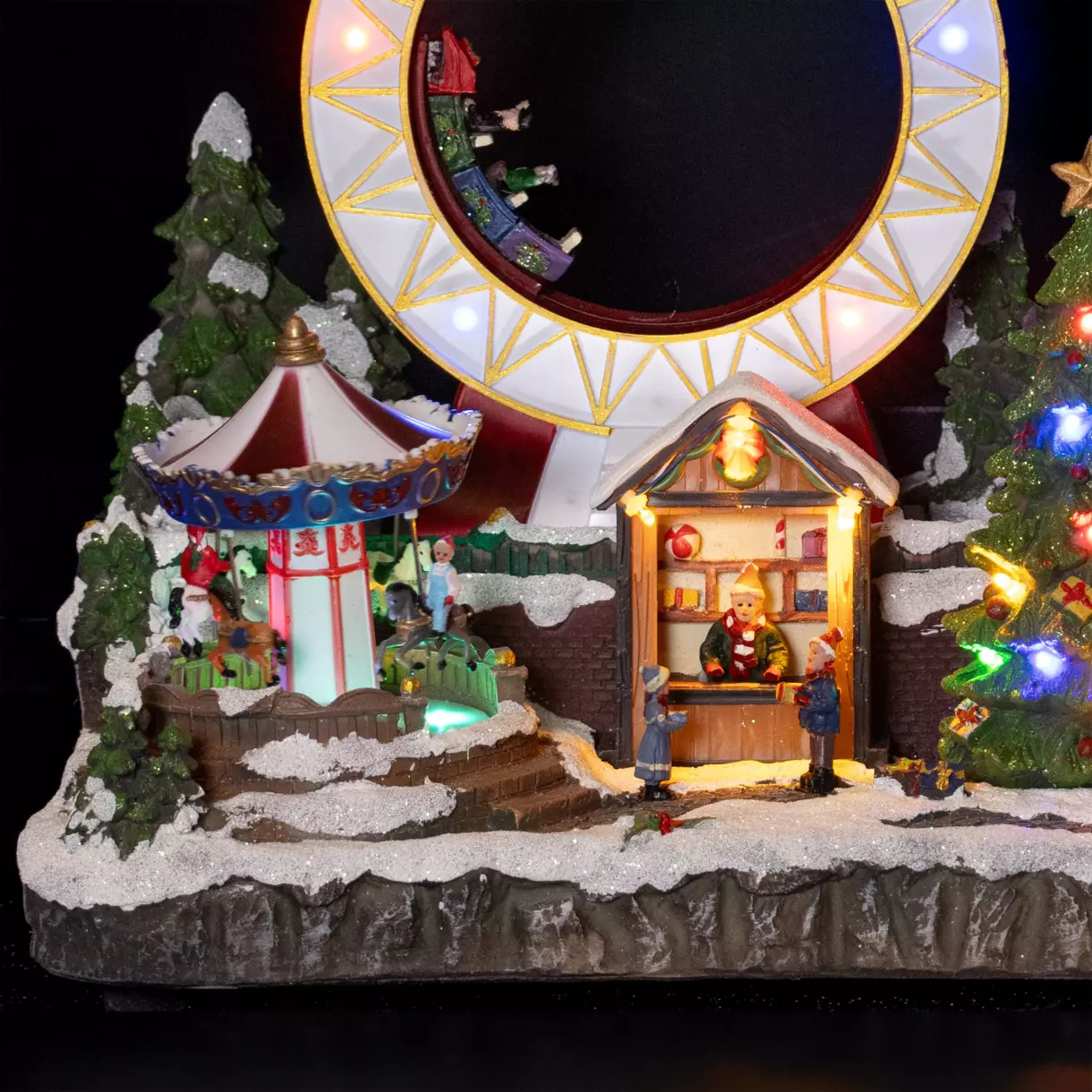 Village de Noël lumineux et musical Foire 6