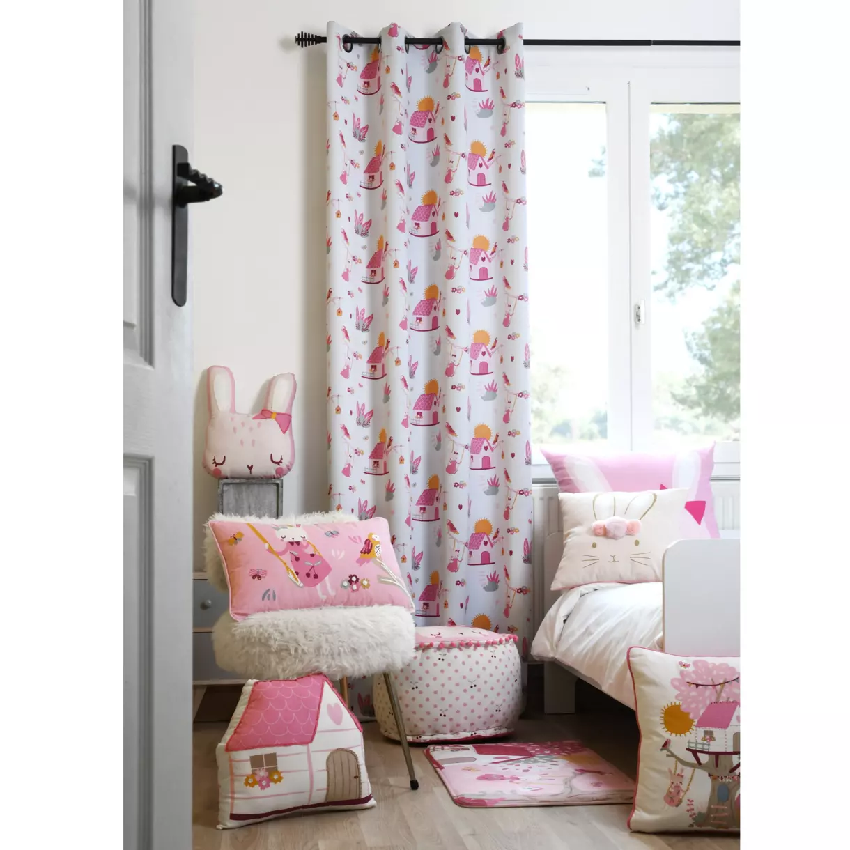 Cortina opaca para niño (140 x 260 cm) Matty Multicolor 1
