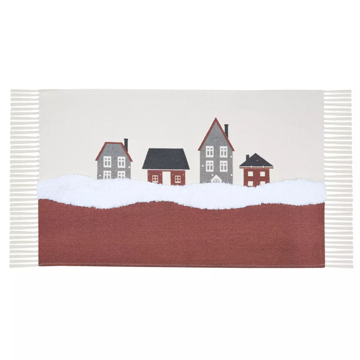 Tapis coton (90 cm) Cornouailles Ecru 1