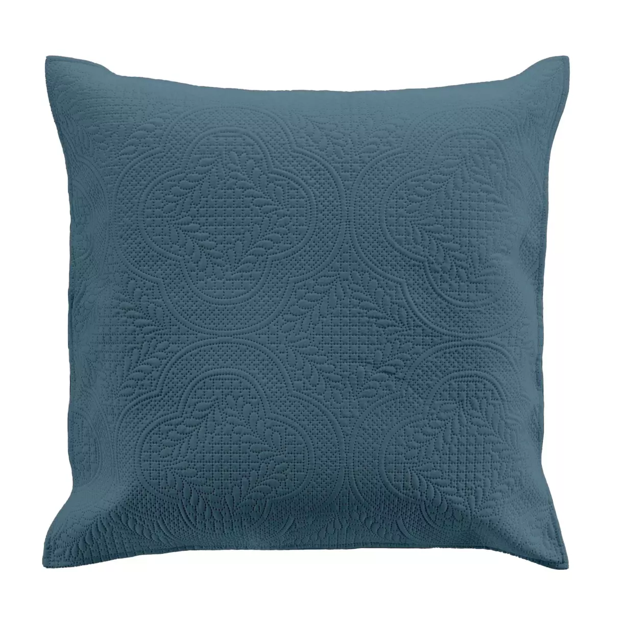 Housse de coussin (60 cm) Romane Bleu canard 1