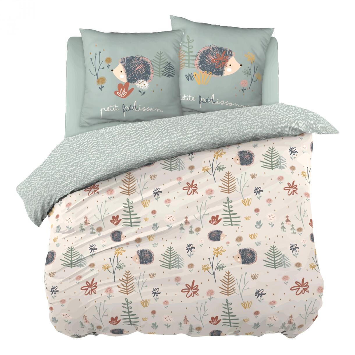Kinder Bettbezug & 2 Kopfkissenbezüge Baumwolle (240 cm) Polisson Mehrfarbig 1