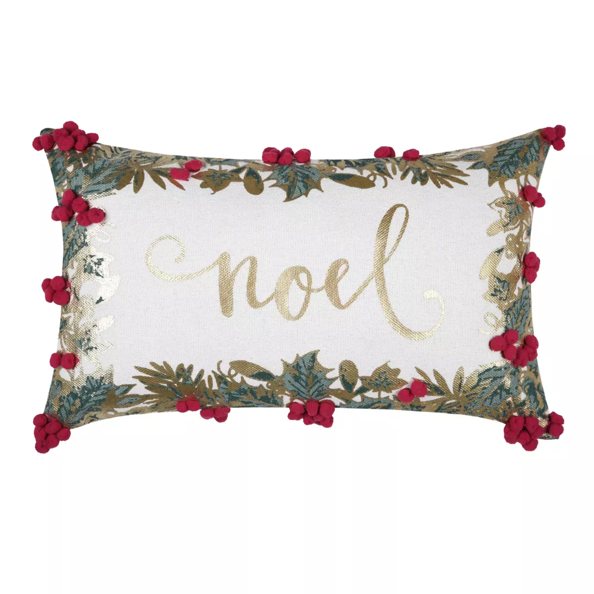 Cojín de Navidad rectangular (50 cm) Oswald verde, rojo , crudo

 1