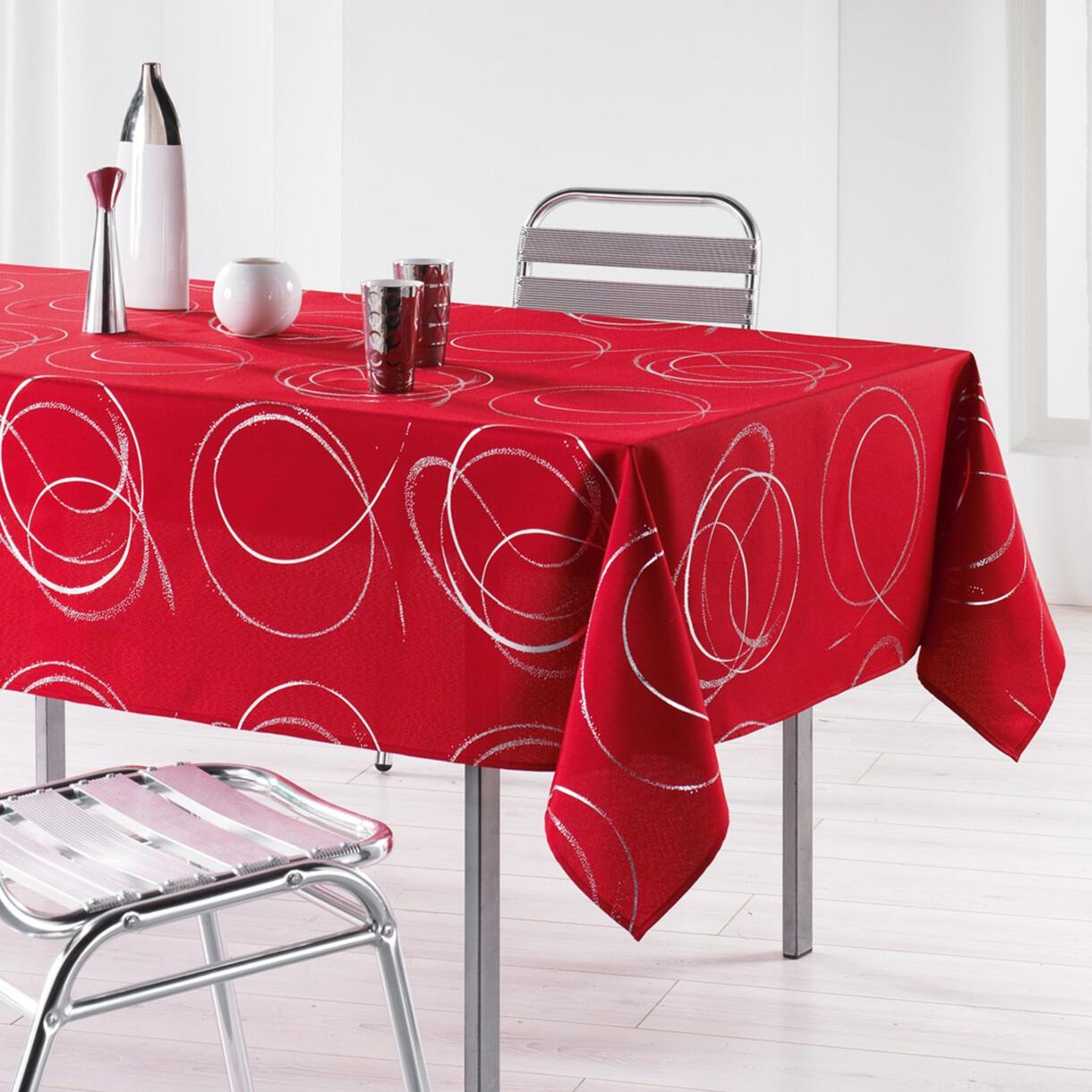 Nappe rectangulaire (L300 cm) Bully Rouge 1
