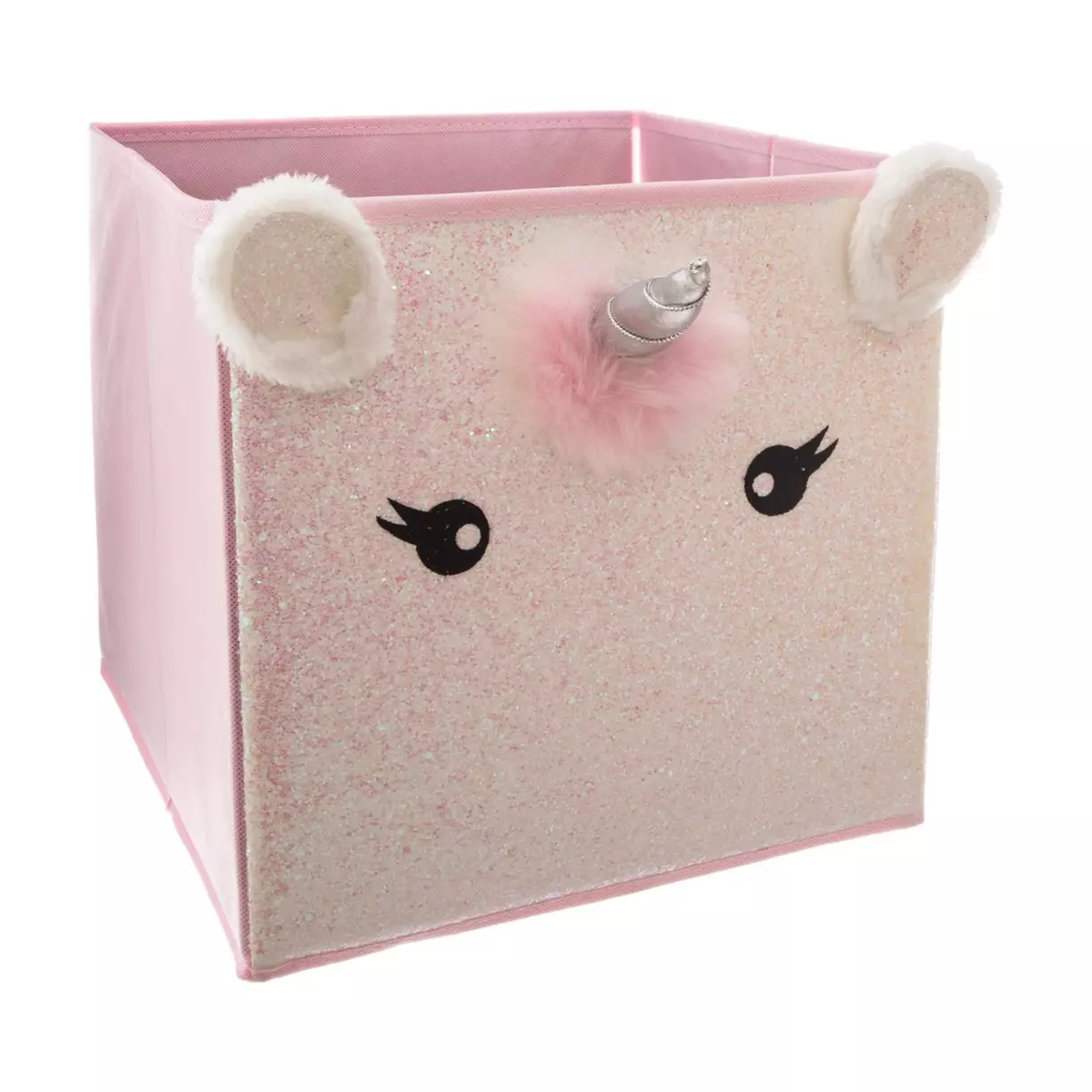 Panier de rangement Licorne Rose 1