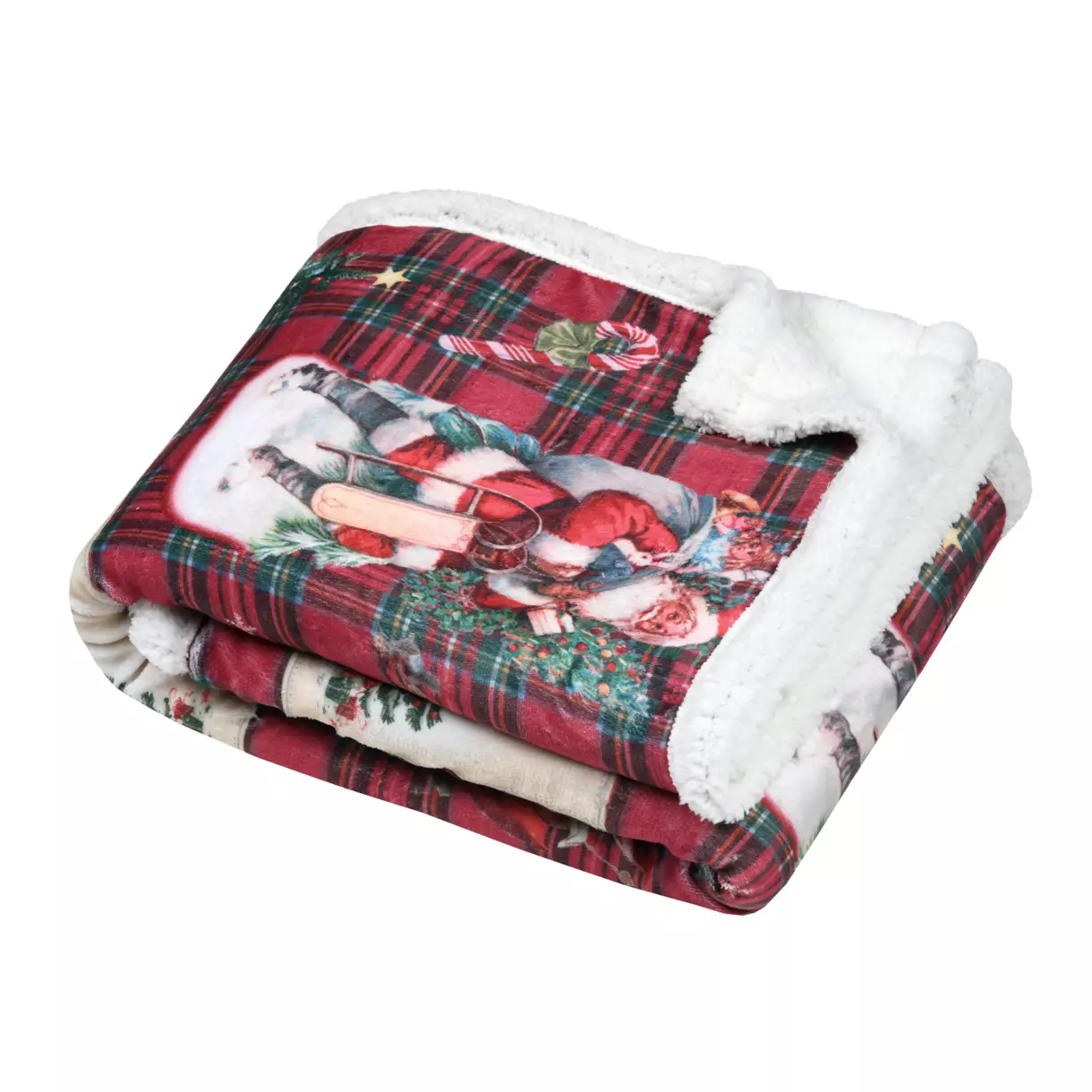 Plaid de noël (160 cm) Oswald Multicolore 1