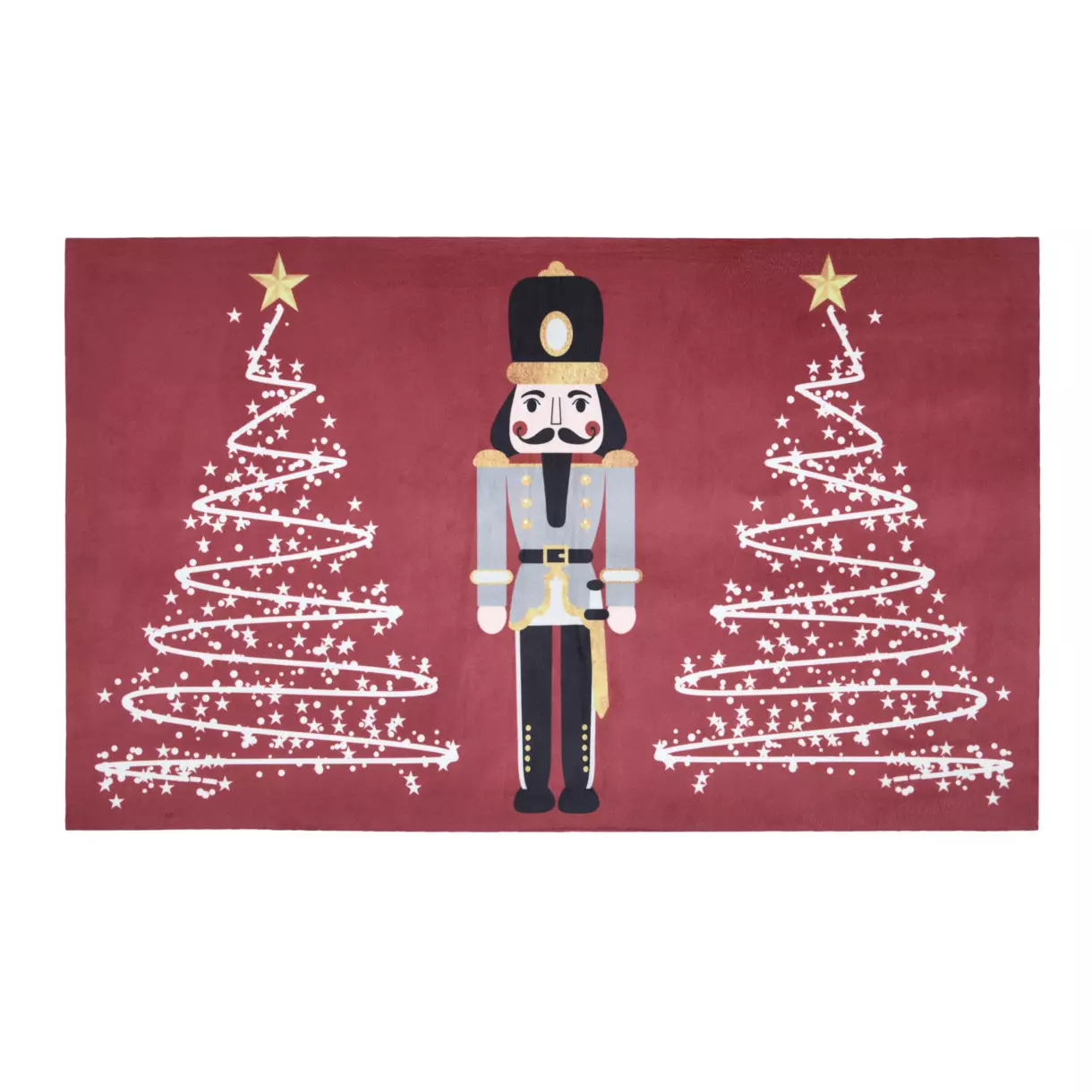 Tapis de noël (75 cm) Casse-noisette Rouge 1