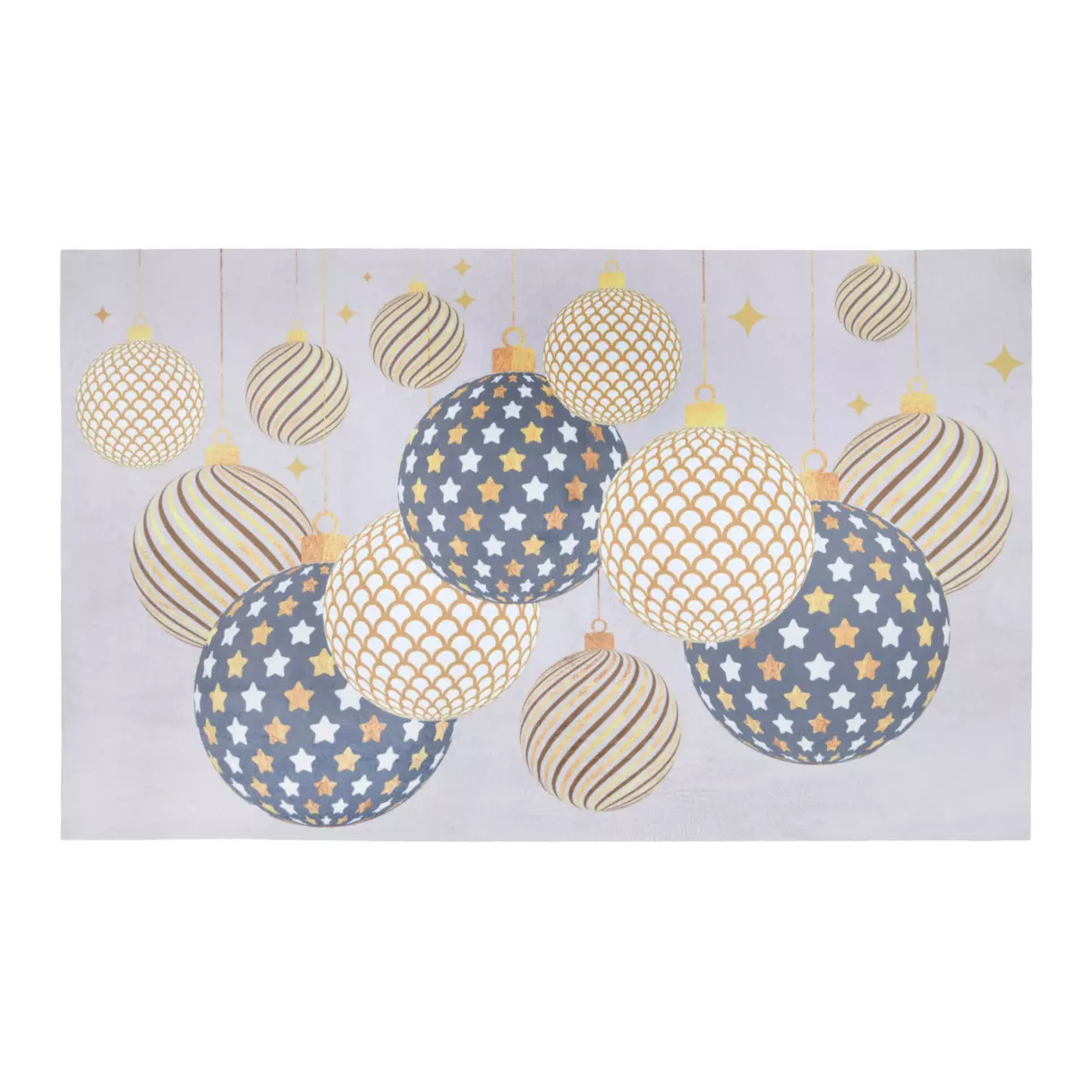 Kersttapijt (75 cm) Sibérie Goud 1