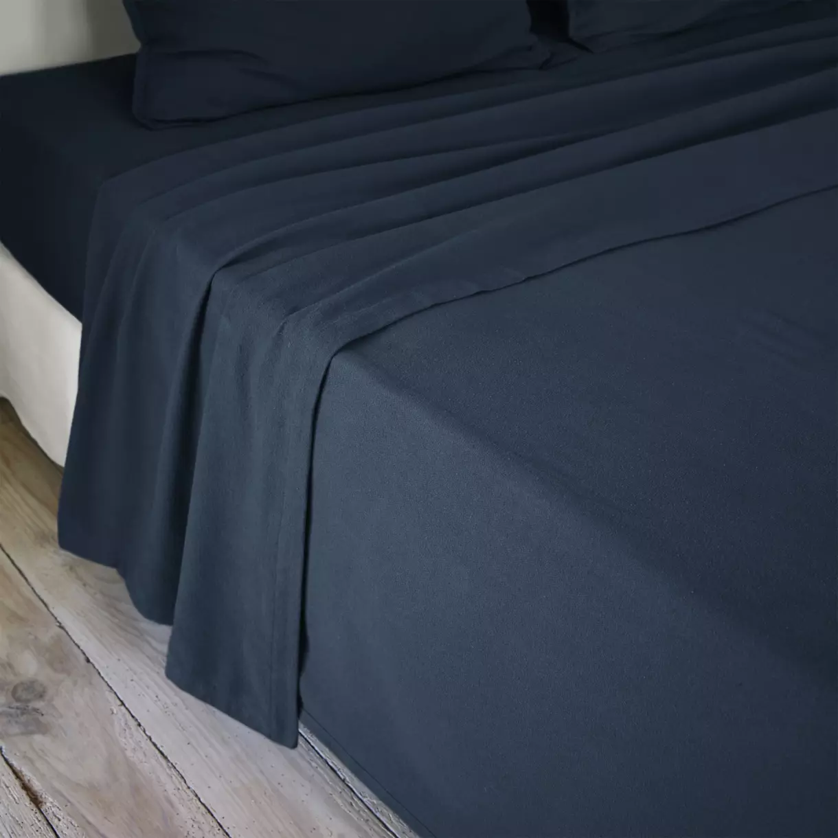 Lenzuolo superiore di flanella (240 x 300 cm) Théa Blu notte