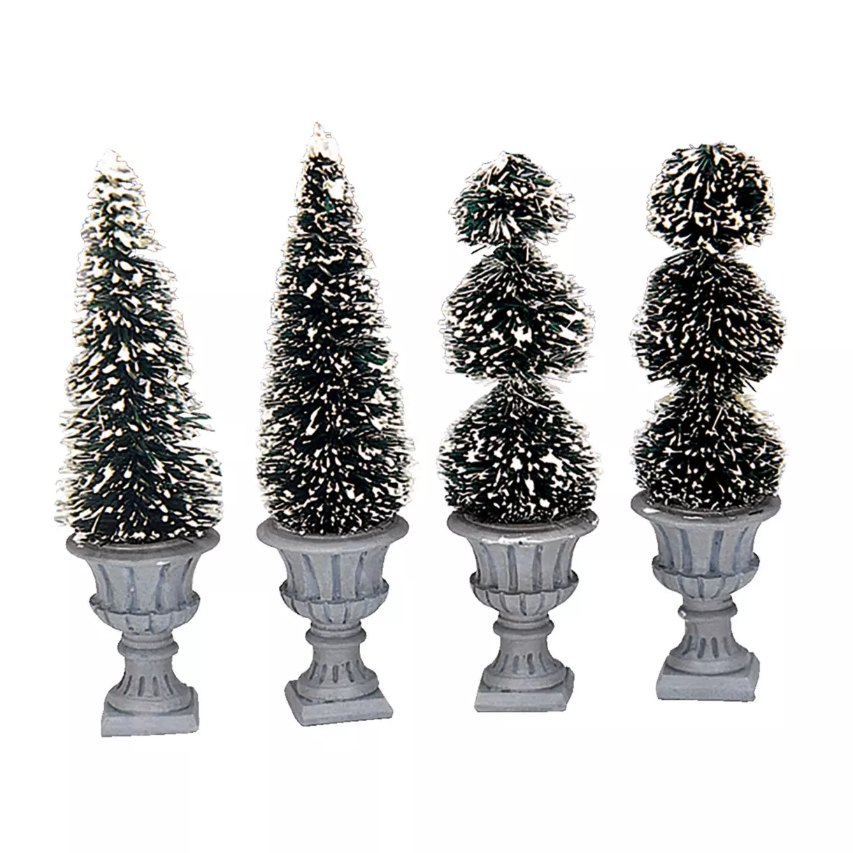 Accessoire Lemax Topiaire sculptée Lot de 4