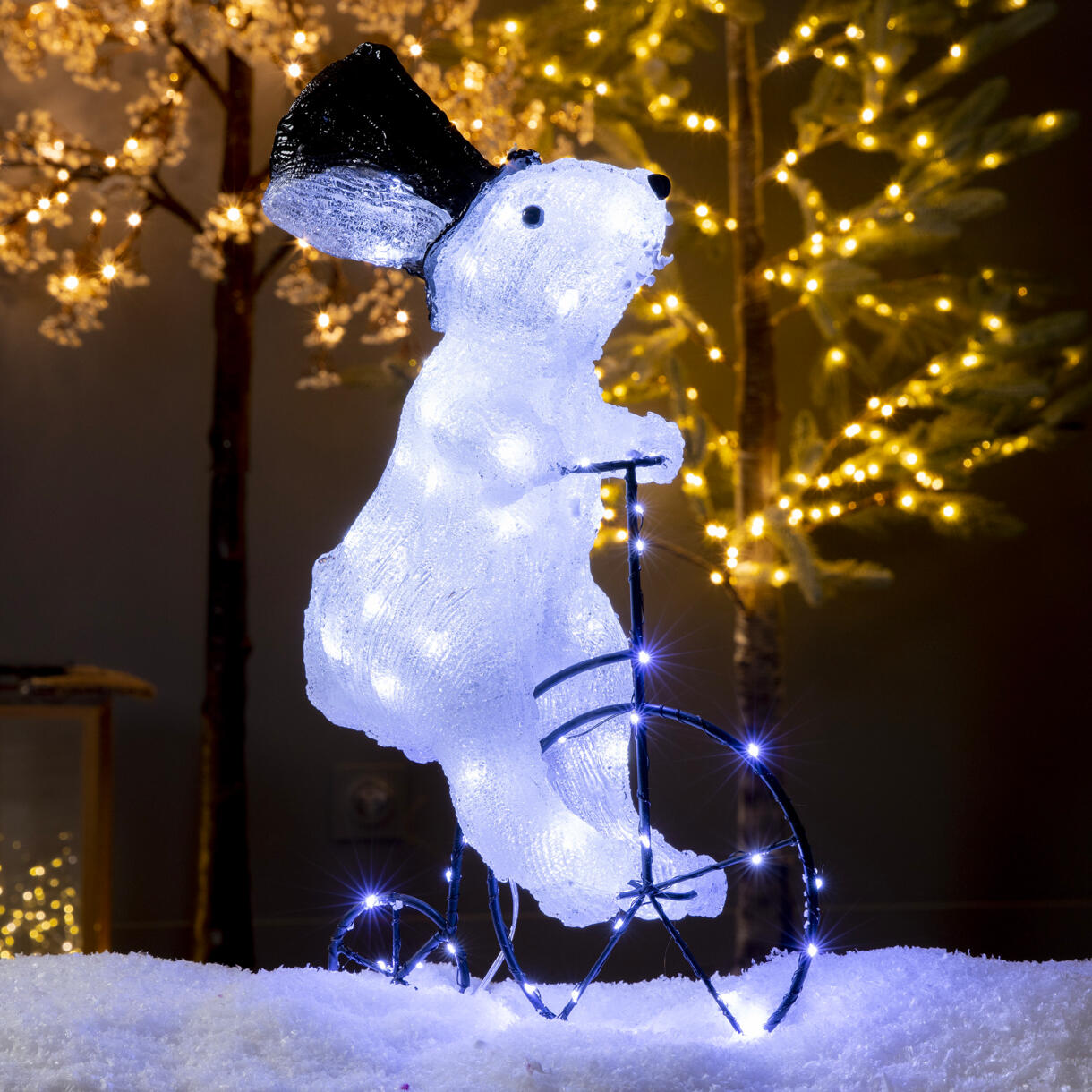 Lapin lumineux Vélo Blanc froid 64 LED 1