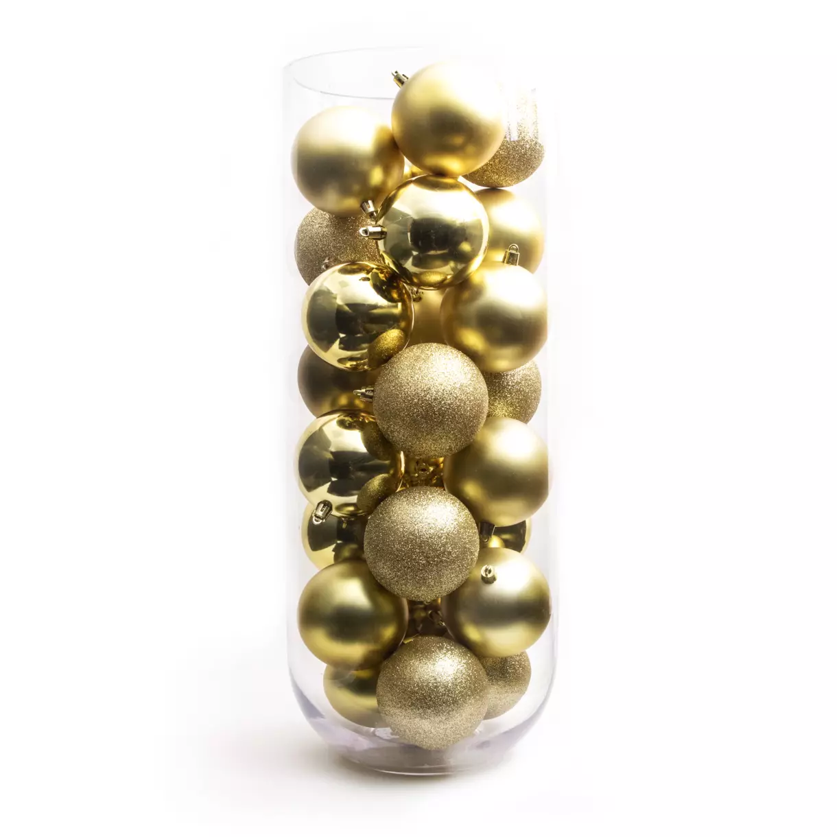 Set van 30 kerstballen (D80 mm) New Alpine Goud 1