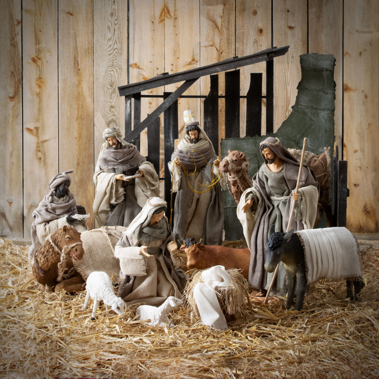 Crèche de Noël complète Saint-Baptiste