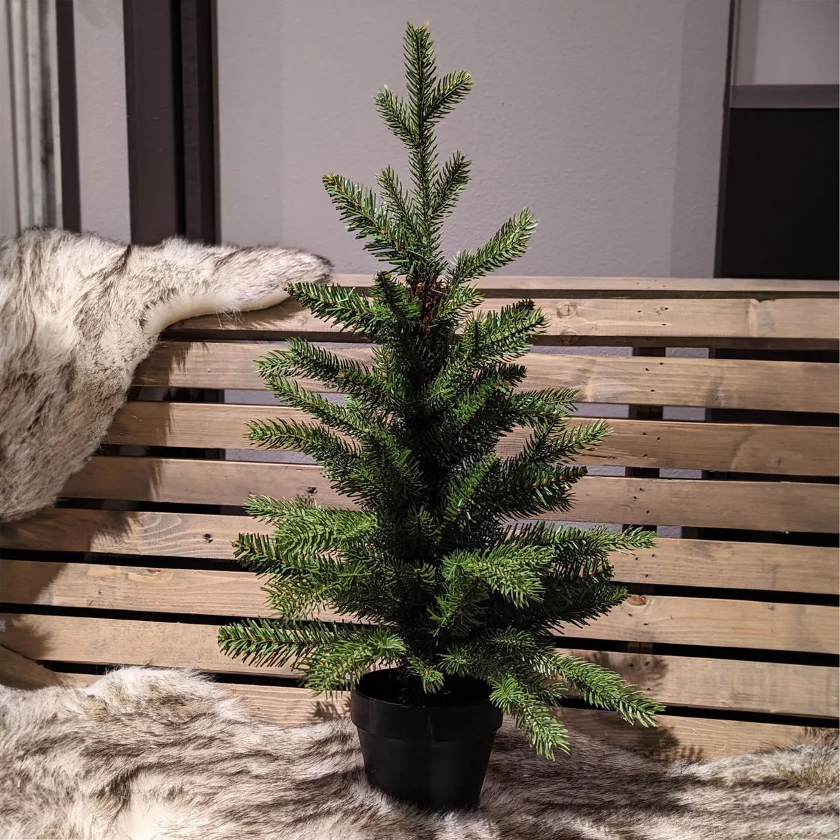 Sapin artificiel de table Allix H60 cm Vert sapin