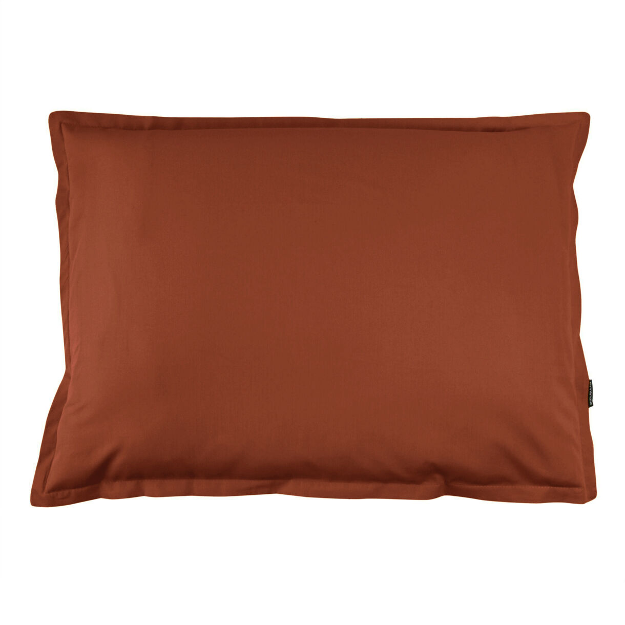 Funda de almohada rectangular en percal de algodón (80 cm) Cali Terracota