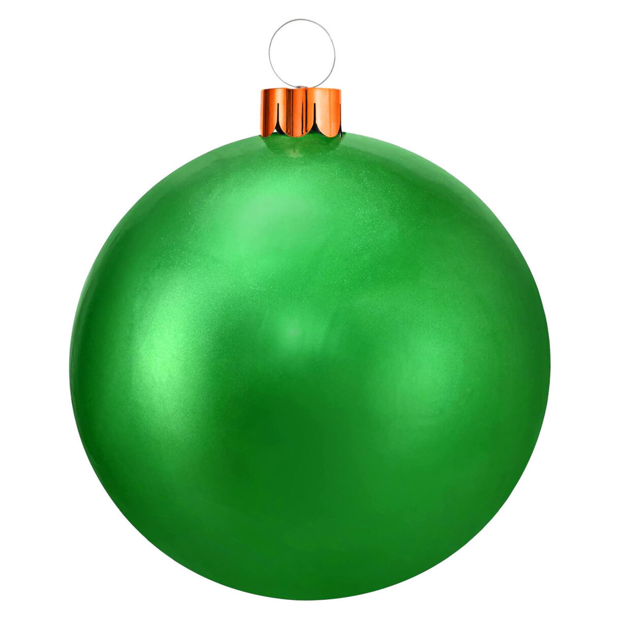 Grande pallina di Natale gonfiabile D65 cm Verde 1