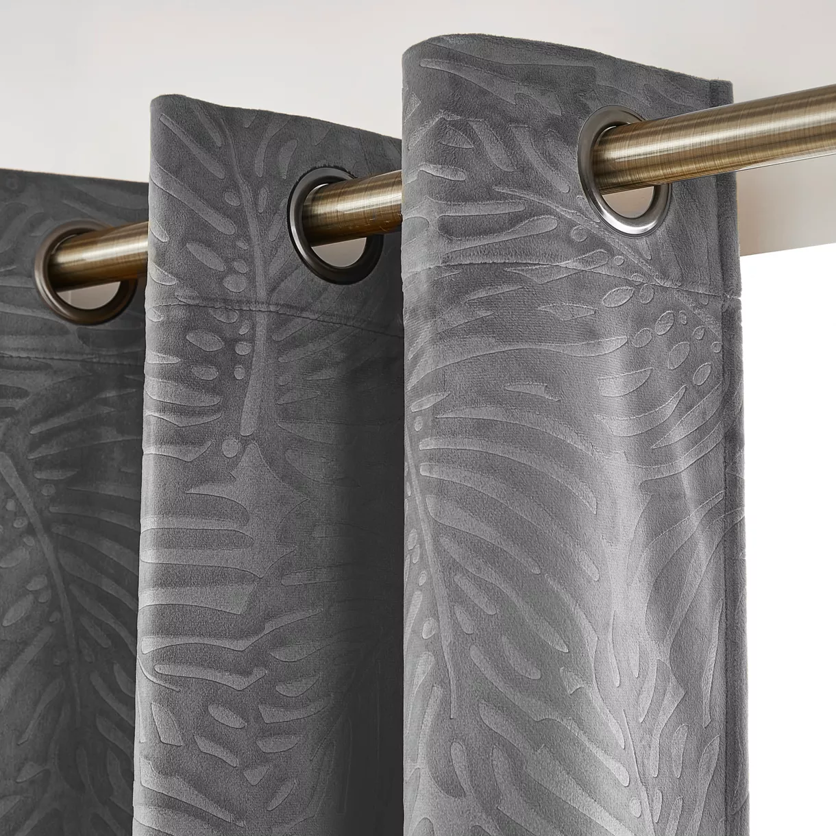 Cortina Opaca (140 x 240 cm) Analia Gris antracita