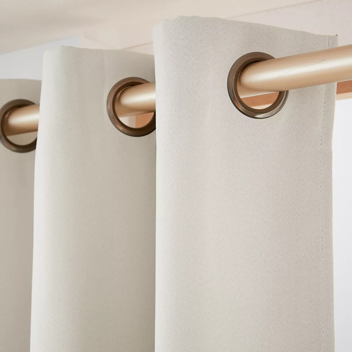 Rideau occultant (140 x 180 cm) Obscure Beige pampa 1