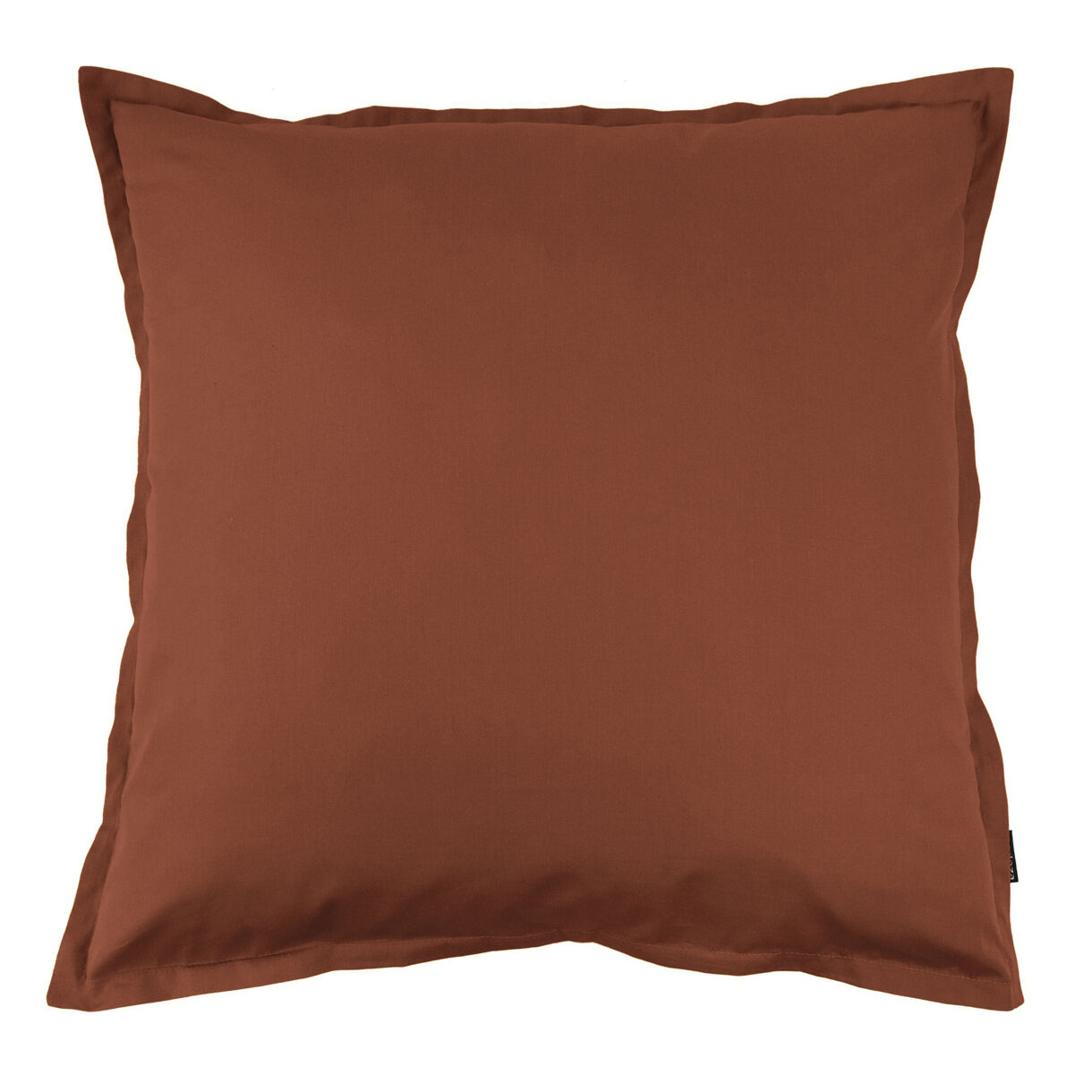 Federa cuscino quadrata percalle di cotone (65 cm) Cali Terracotta