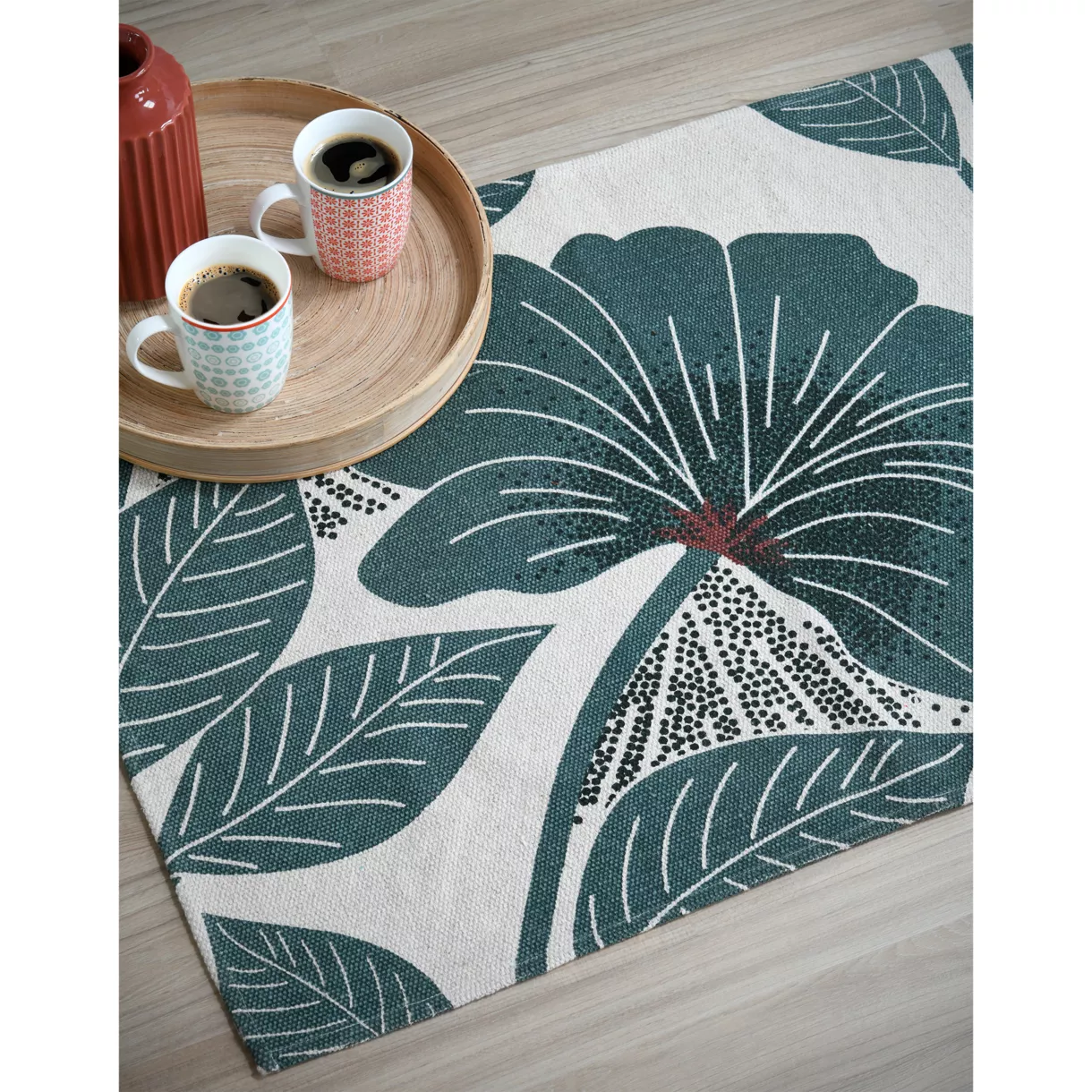 PARROT TAPIS 60X90 CM EMERAUDE