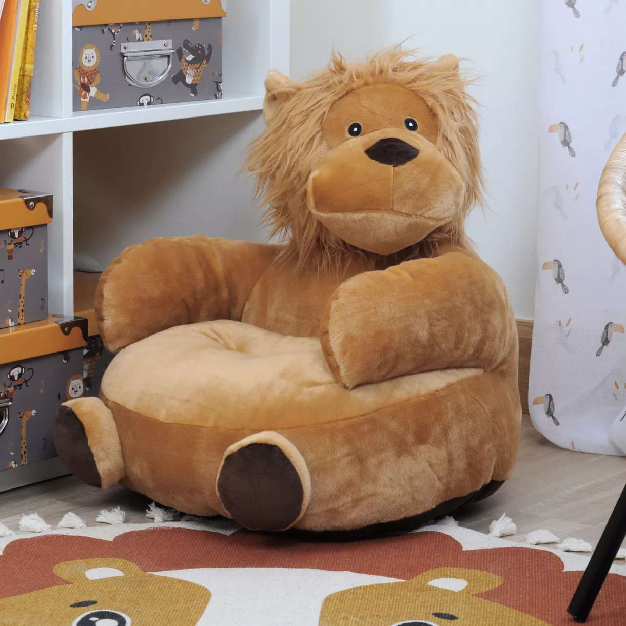 ZIMBA POUF 45X45 CAMEL