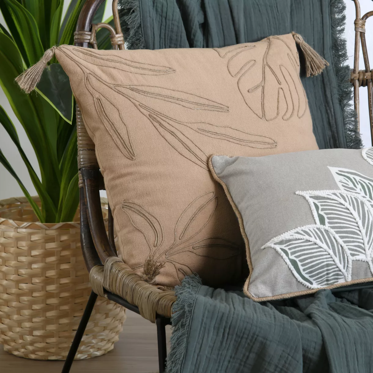 MANISA COUSSIN 45X45 FICELLE