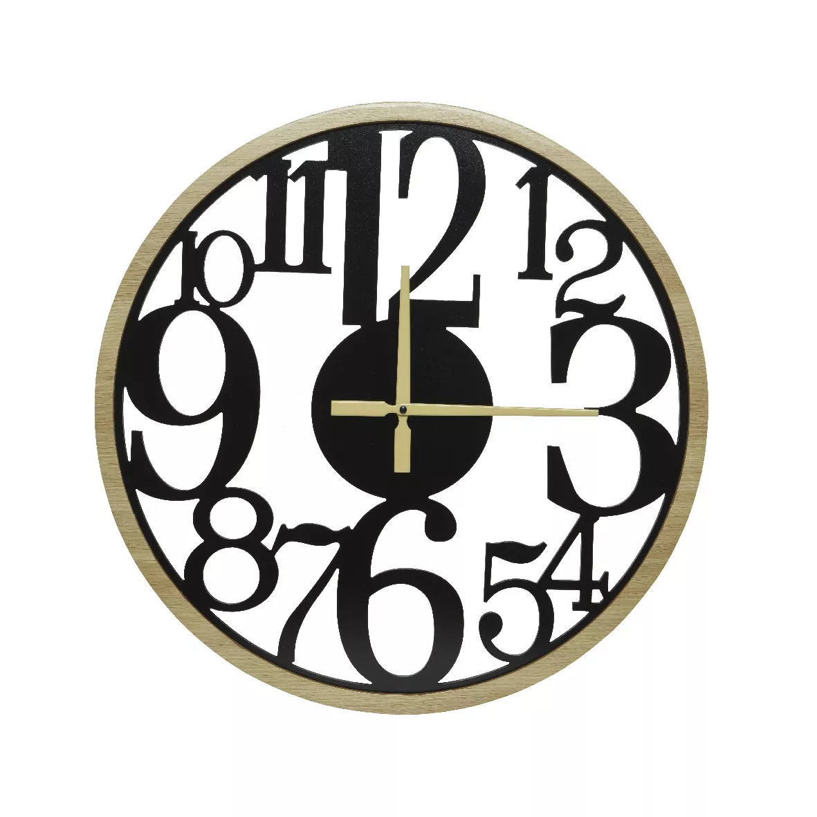 Reloj de pared (60 cm) Joy Negro