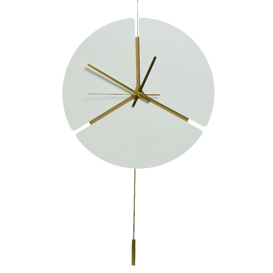 Orologio da parete (40 x 65 cm) Yona Bianco