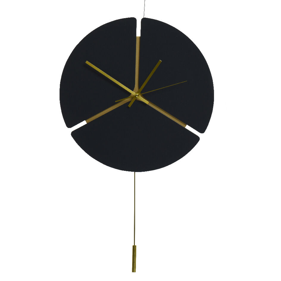 Orologio da parete (40 x 65 cm) Yona Nero