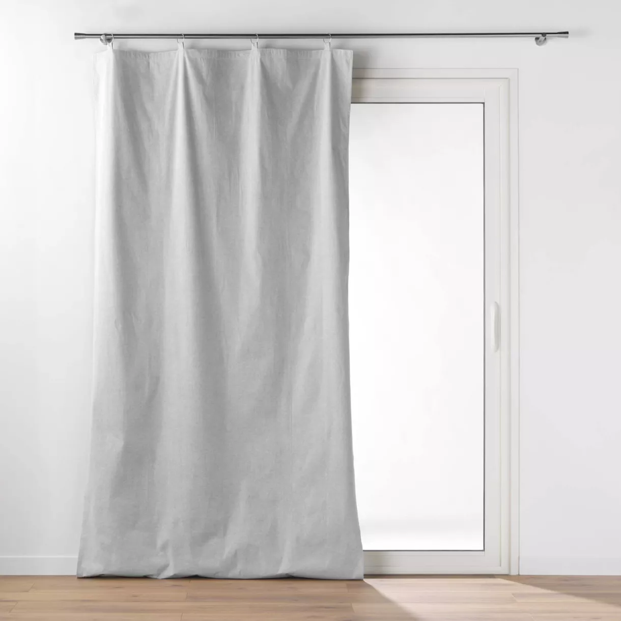 Thermisch gordijn met uitneembare voering (130 x 270 cm) Cover Grijs